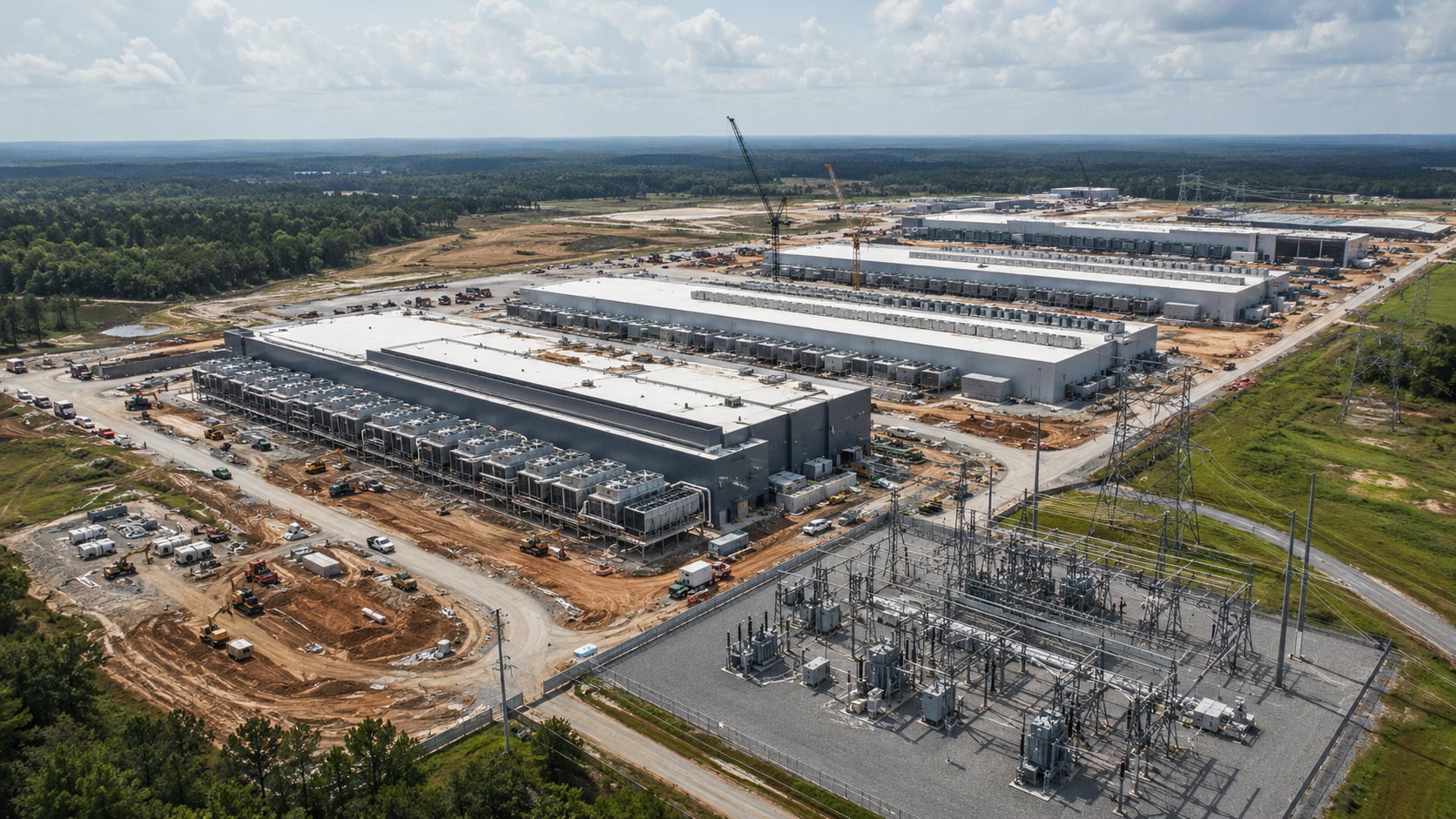 Why AI Companies Are Suddenly Building Enormous Data Centers Across America